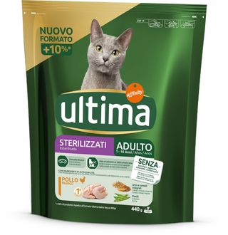 Ultima Croccantini Gatto Sterilizzati Adulto Pollo 440G Aff30010