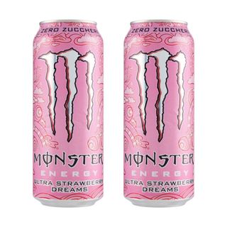 Pack 2x Monster Ultra Strawberry 500ml