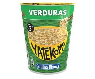Fideos Orientales Verduras Yatekomo Gallina Blanca Vaso 59 G
