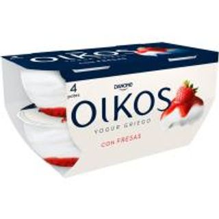 Yogur Griego Con Fresa Oikos 4X110 Gr. (23180011)