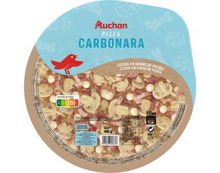 PIZZA CARBONARA AUCHAN:400 G