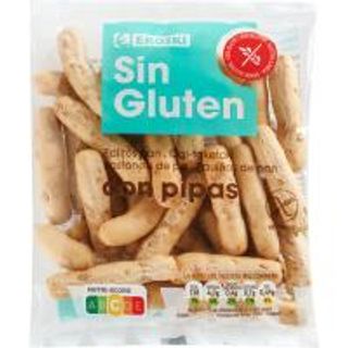 Palitos De Pipas Sin Gluten Eroski, Bolsa 65 G (25024647)