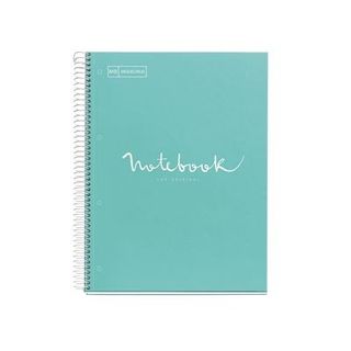 Libreta Miquelrius A4 80 Hojas Cuadriculada Emotions Craft Azul Cielo (8422593460474)