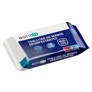 Toallitas De Manos Desinfectantes Botikit De Dia Bolsa 15 Unidades