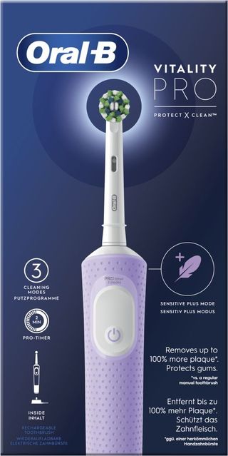 ORAL B SPAZZOLINO ELETTRICO RICARICABILE VITALITY PRO LILLA   GIL6950