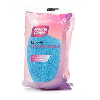 Esponja De Baño Dermomasaje Mundo Floral (8429871200548)