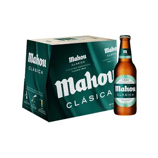 Cerveza Clásica Mahou Pack 12 X 25 Cl