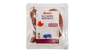 Auchan - Kiełbasa myśliwska - 180 g