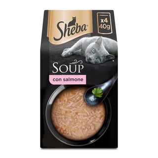 Sheba soup cat busta multipack 4x40g salmone