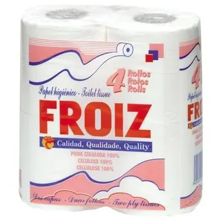 Papel Higiénico Froiz Doble Capa 4 Rollos
