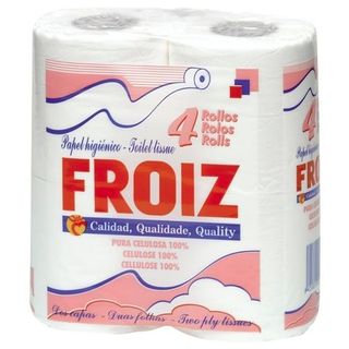 Papel Higiénico Froiz Doble Capa 4 Rollos