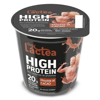 Mousse De Cacao Alta En Proteínas Dia Láctea Vaso 200 G