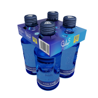 SOLAN DE CABRAS Agua Con Gas 33Cl Pack 4 Solan De Cabras