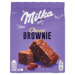 Milka Choco Brownie, Merendina Al Cioccolato Al Latte - 6X25G
