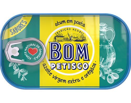 ATUM POSTA BOM PETISCO AZEITE VIRGEM OREGÃOS 120(78)G