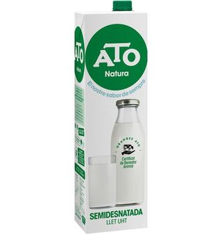 Leche Ato Natura Semidesnatada 1 L