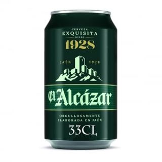 Cerveza El Alcázar Lata 33 Cl.