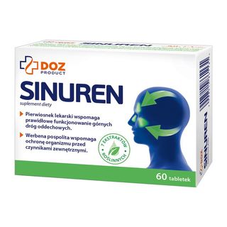 DOZ Product Sinuren Zatoki, tabletki powlekane, 60 szt.