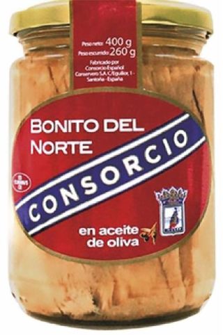 Bonito Norte Aceite Oliva Consorcio Tarro 400 260G Ne
