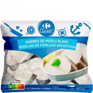 Rodajas De Merluza Carrefour Classic 600 G