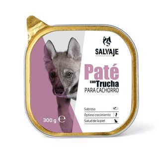 Salvaje Puppy Trucha En Paté Tarrina 6Kg