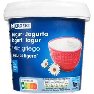 Griego Light 2% Eroski, 1 Kg (25954843)