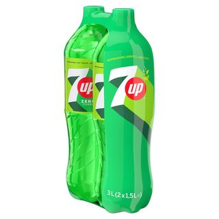 7up - Napój gazowany o smaku cytrynowo-limonkowym - 2 x 1,5 l