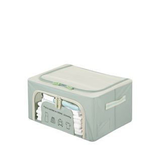 Scatola armadio 40x20x30 cm doppia cerniera e scritta - verde