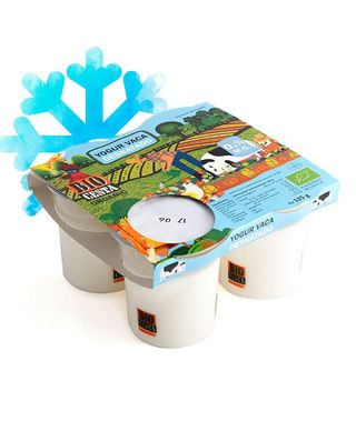 Yogur de Vaca Desnatado 4uds Bio Cesta