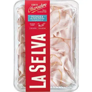 Pechuga De Pavo Corte Charcutero La Selva Bandeja 90 G (23639446)