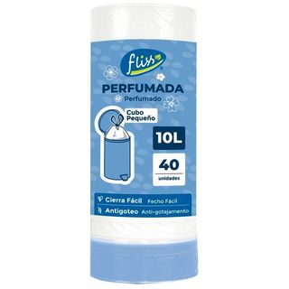 Bolsas De Basura 10 Litros Con Perfume Fliss, Bolsa 40 Uds