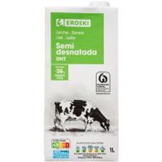 Leche Semidesnatada Eroski, Brik 1 L. (202358)