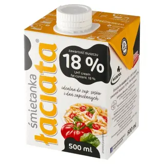 Łaciata Śmietanka 18 % 500 ml