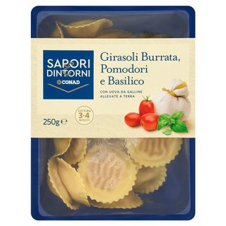 SAPORI & DINTORNI CONAD Girasoli Burrata, Pomodori e Basilico 250 g - 8003170070929