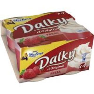 Dalky De Fresa-Nata La Lechera, Pack 4X100 Gr. (204156)
