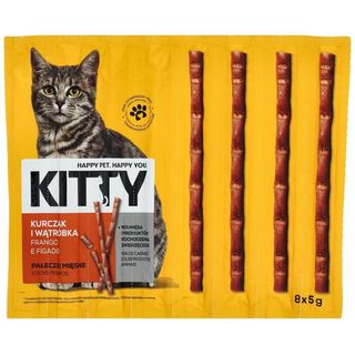 Kitty Pałeczki mięsne z kurczakiem i wątróbką 40 g