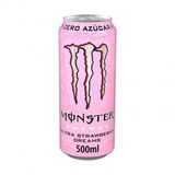 Monster Energy Ultra Strawberry Dreams Bebida Energética Zero Azúcar Lata 500 Ml.