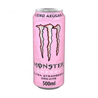 Monster Energy Ultra Strawberry Dreams Bebida Energética Zero Azúcar Lata 500 Ml.