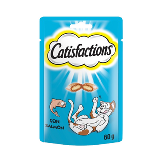 Catisfactions Premios Para Gatos Sabor Salmón 60g