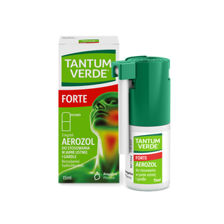 Tantum Verde Forte, 3 mg/ml, aerozol do stosowania w jamie u