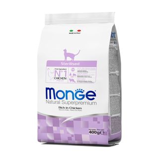Monge natural superpremium sterilised cat adult con pollo 400g