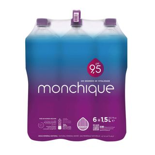 Água sem Gás Alcalina pH 9,5 Monchique (emb. 6 x 1,5 lt)