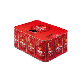 Cerveza Estrella Damm Pack 12 Lata 33Cl.