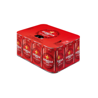 Cerveza Estrella Damm Pack 12 Lata 33Cl.