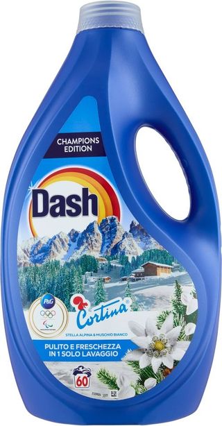 Dash Detersivo Lavatrice Liquido Cortina 60 Lavaggi Pro7028