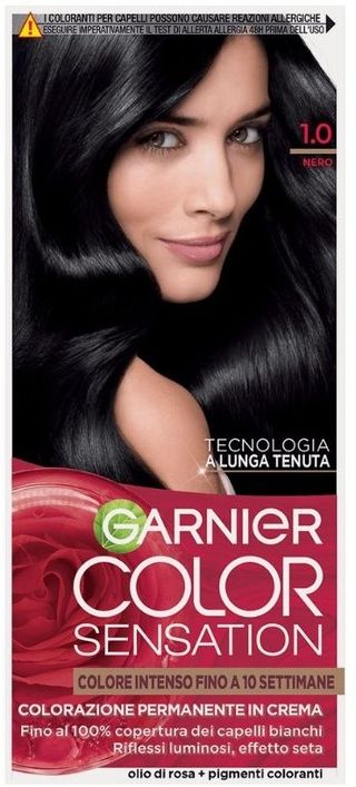 Garnier Color Sensation Colorazione Permanente 1.O Nero   Gar8340