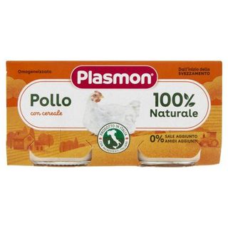 Plasmon Omogeneizzato Pollo Con Cereale 2 X 80 G - 008284