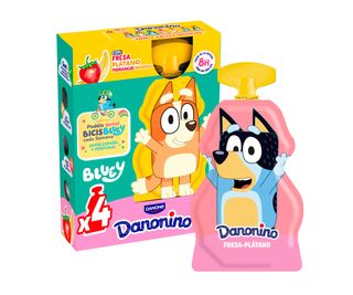 Danonino Pouch Fresa-Platano 4X70G