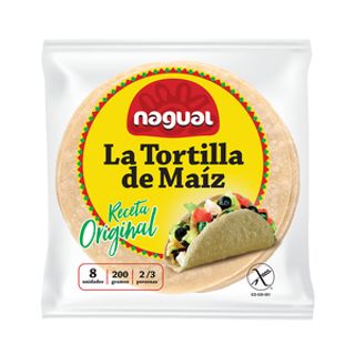 Tor. Mexicana 100% Maiz Blanco S/Gluten Nagual 8 Uds 2