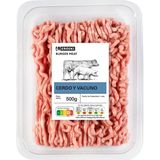 Picada De Cerdo Y Vacuno Burger Meat Eroski, Bandeja 500 G (26536052)